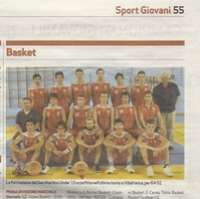 San Martino Basket rassegna stampa Arena 3 feb. 2012 foto under 19