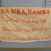 Samba's call lo striscione